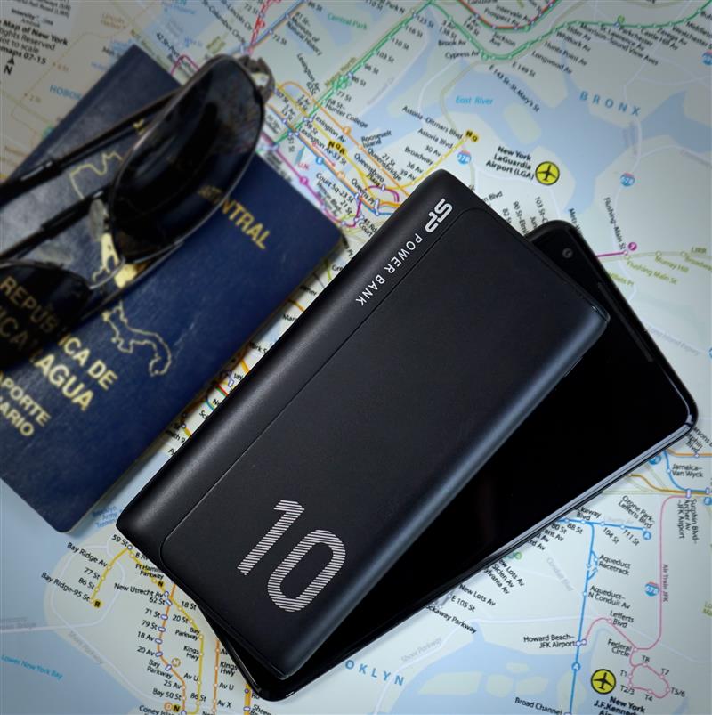 Silicon Power GP15 Dual Output Powerbank 10000 mAh Black