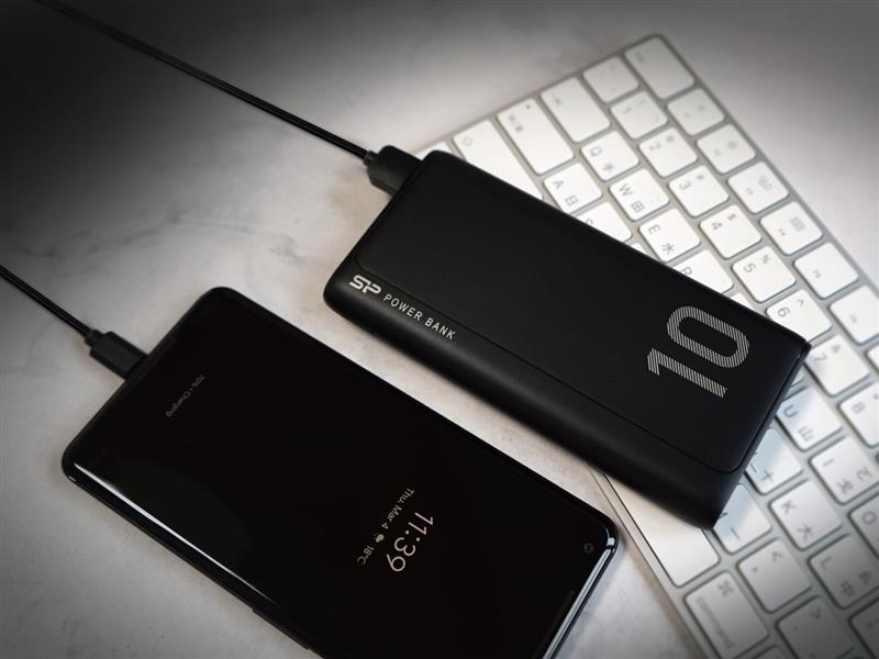 Silicon Power GP15 Dual Output Powerbank 10000 mAh Black