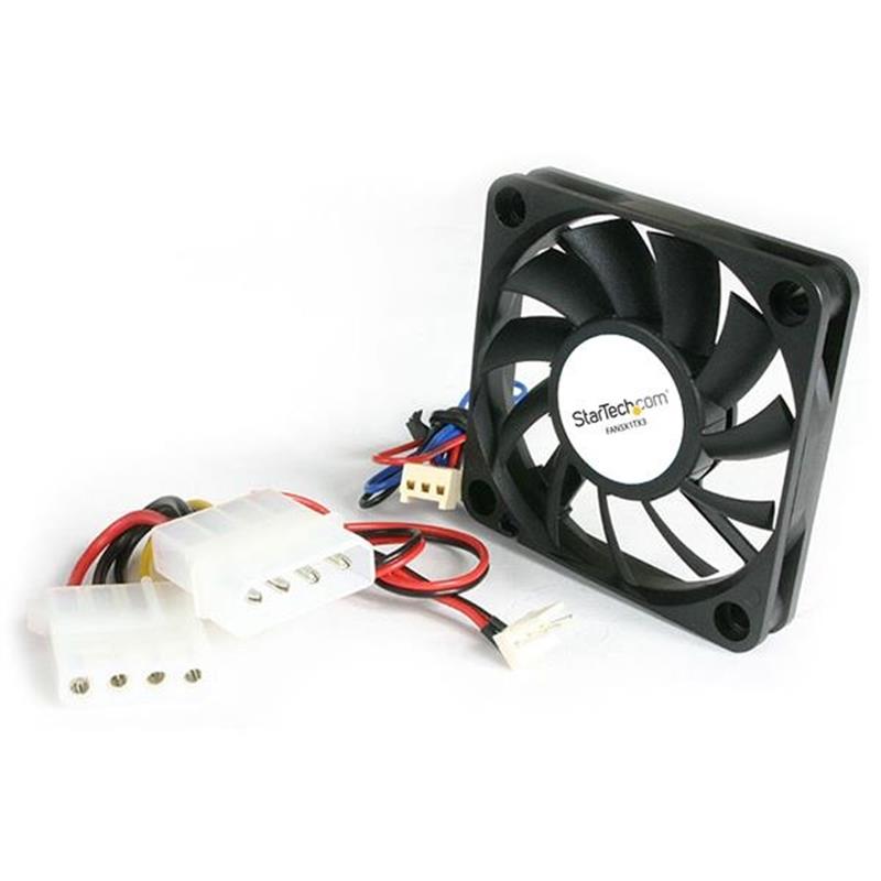 StarTech.com FAN5X1TX3 koelsysteem voor computers Computer behuizing Ventilator 5 cm Zwart