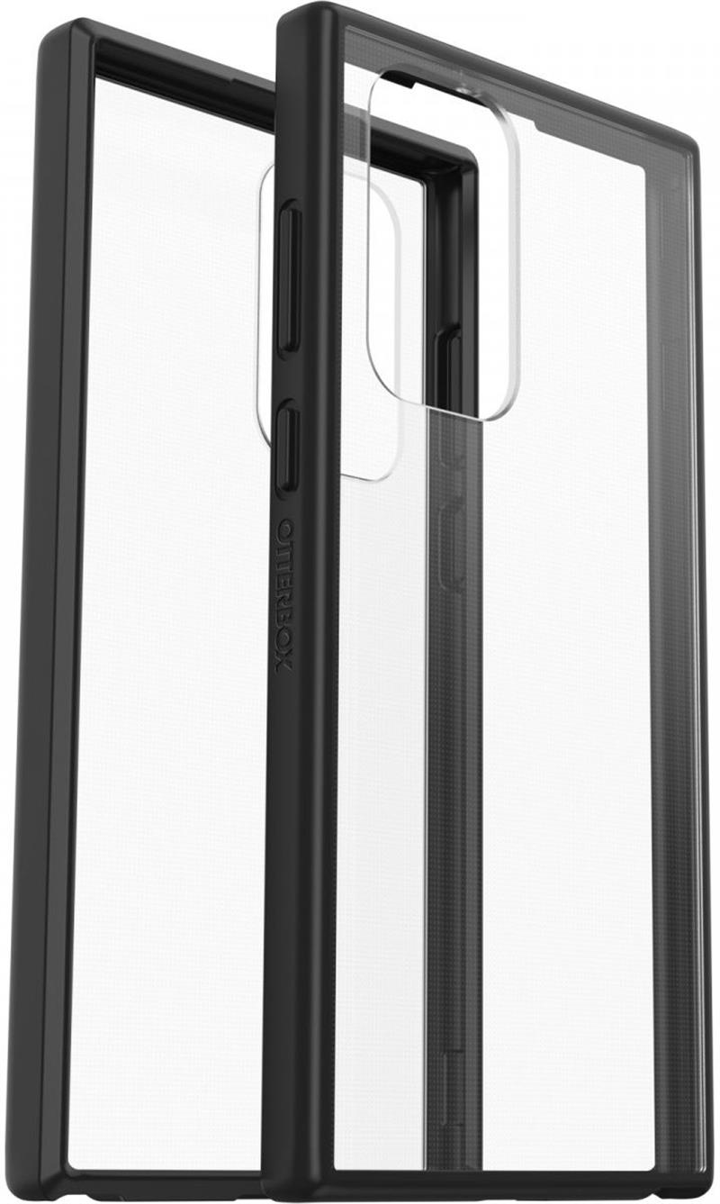 OtterBox React Series voor Samsung Galaxy S22 Ultra, transparant/zwart