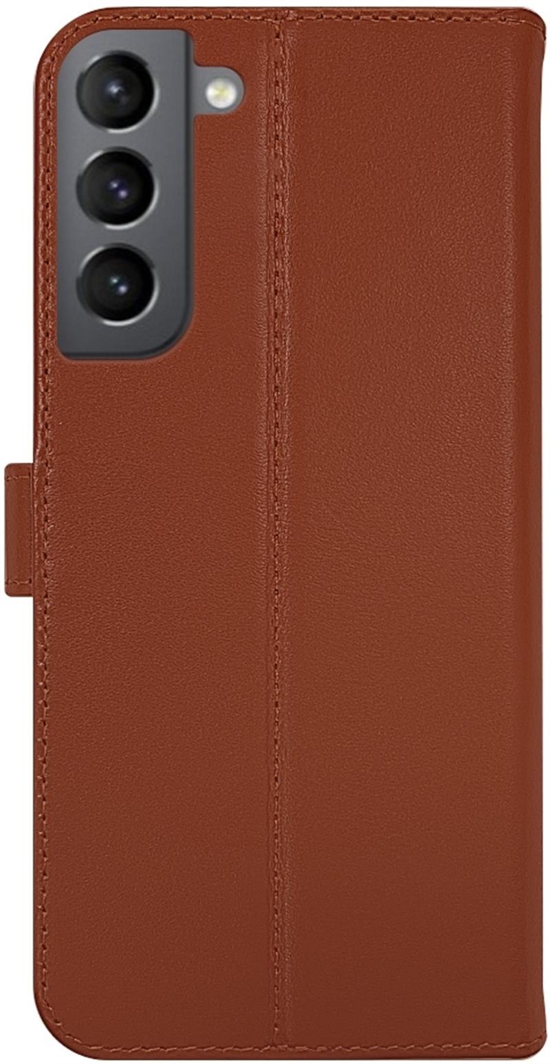 Valenta Book Case Gel Skin Samsung Galaxy S22 5G Brown