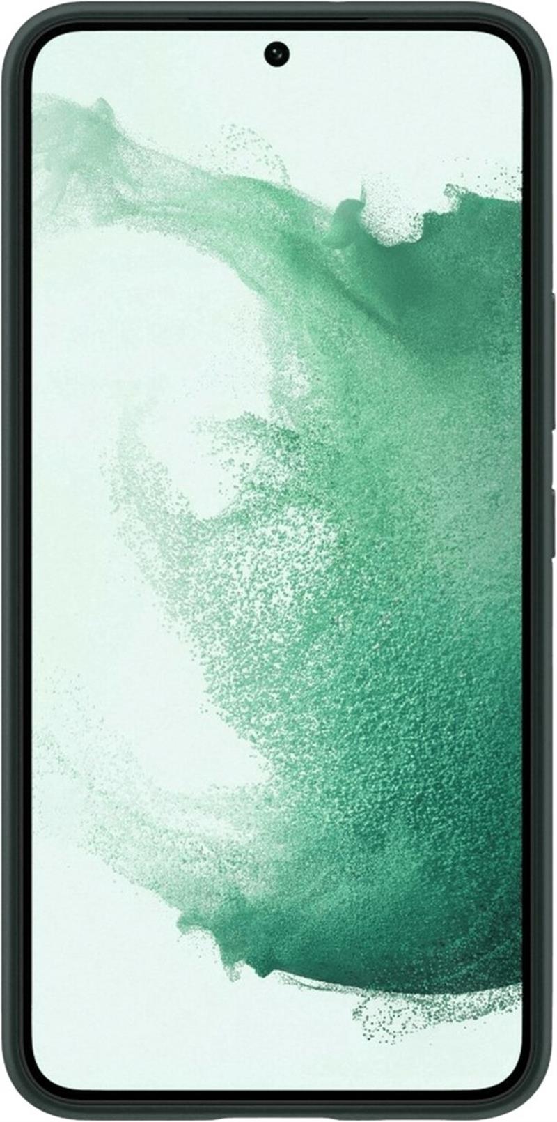  Samsung Silicone Cover Galaxy S22 5G Dark Green