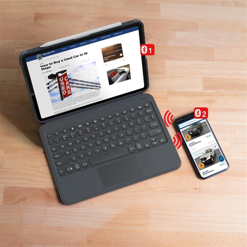 ZAGG Pro Keys Zwart Bluetooth QWERTY Brits Engels