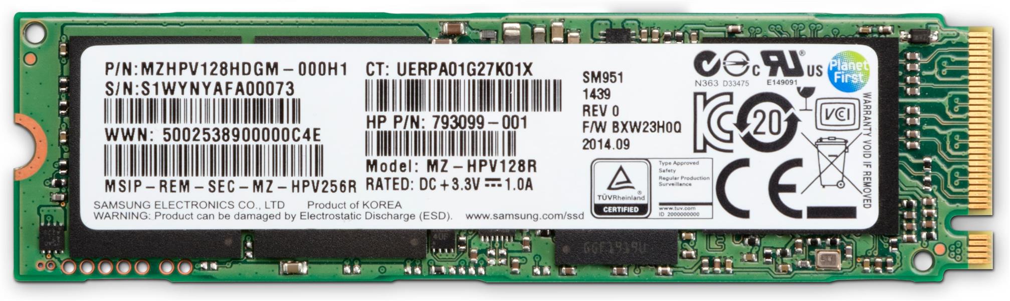 HP Z Turbo Drive M.2 2000 GB PCI Express 3.0 TLC