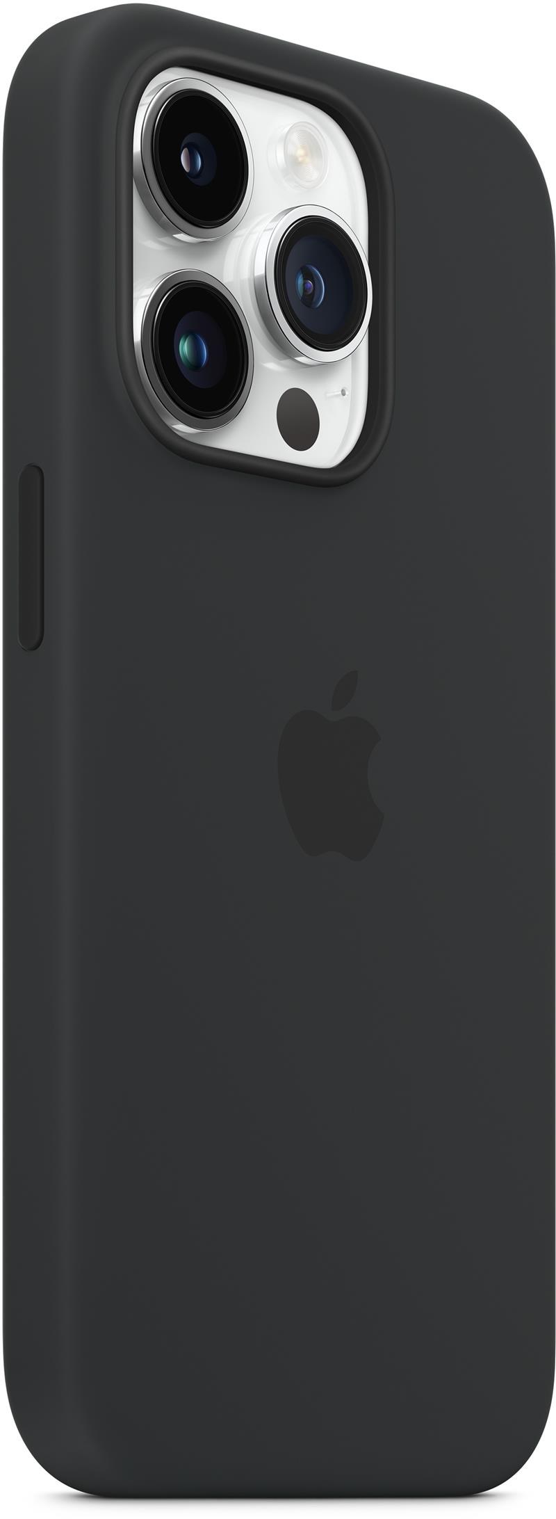 Apple iPhone 14 Pro Silicone Case with MagSafe Midnight Black 