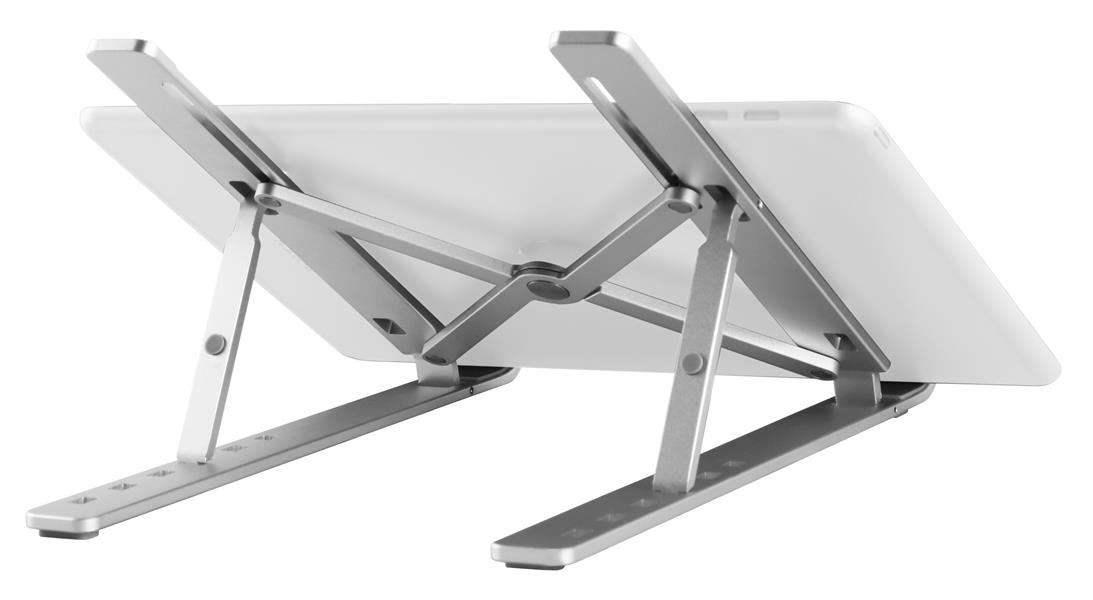 Mobilize Aluminium Laptop Stand up to 17 3 inch Silver