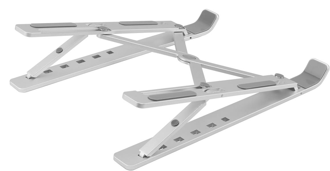 Mobilize Aluminium Laptop Stand up to 15 6 inch Silver