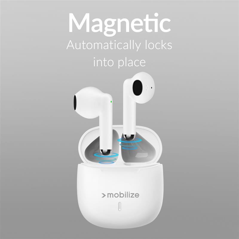 Mobilize TWS Earbuds White