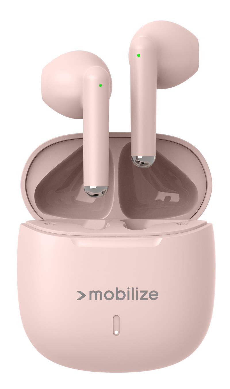 Mobilize TWS Earbuds Pastel Pink