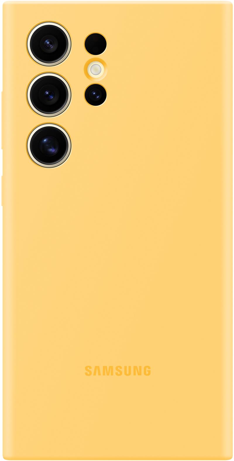 Samsung Silicone Case Yellow mobiele telefoon behuizingen 17,3 cm (6.8"") Hoes Geel