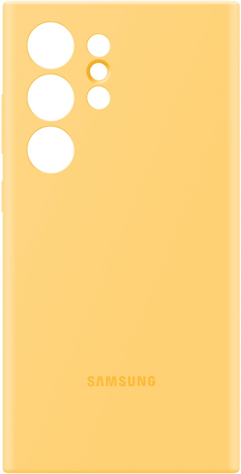 Samsung Silicone Case Yellow mobiele telefoon behuizingen 17,3 cm (6.8"") Hoes Geel