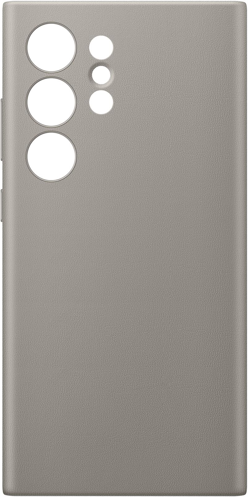 Samsung Vegan Leather Case mobiele telefoon behuizingen 17,3 cm (6.8"") Hoes Taupe