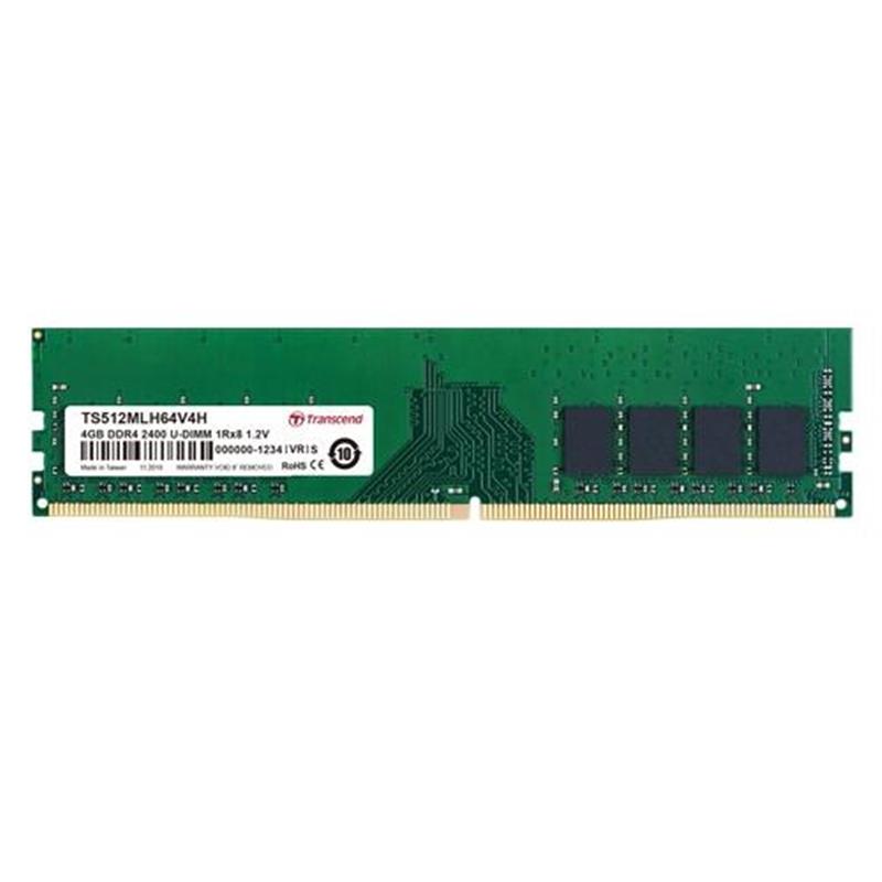 Transcend geheugenmodule 4 GB 1 x 8 GB DDR4 2400 MHz