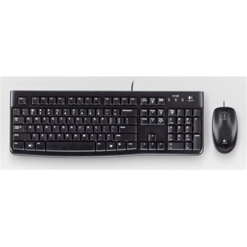 Logitech MK120 toetsenbord USB AZERTY Frans Zwart