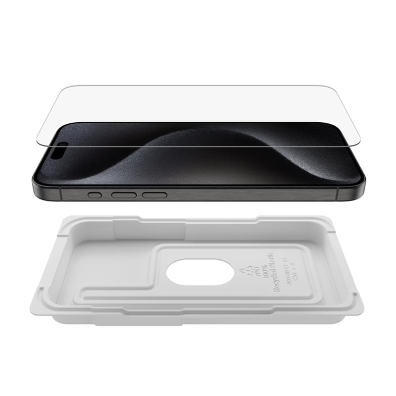 Belkin ScreenForce Doorzichtige schermbeschermer Apple 1 stuk(s)