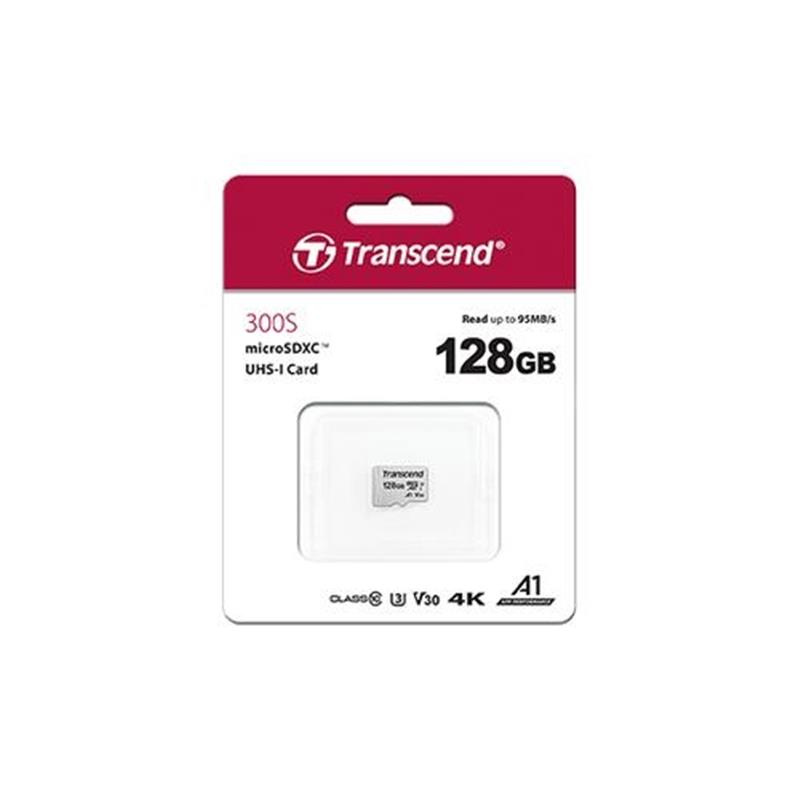 Transcend flashgeheugen 128 GB MicroSDXC NAND Klasse 10
