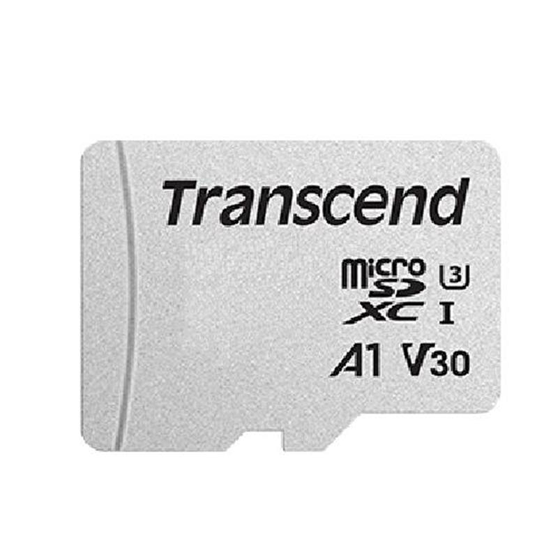 Transcend 300s microSDXC w adapter 64GB UHS-I C10 U1 3D NAND 95 45MB s