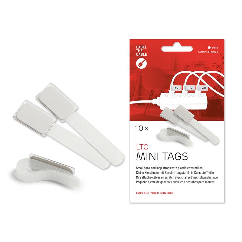 Label-The-Cable Mini LTC 2520 set of 10 white