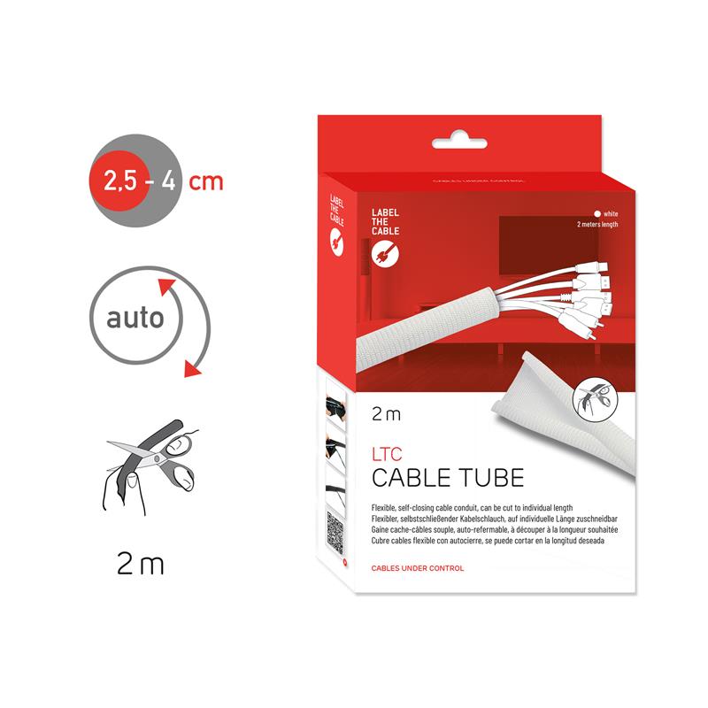 Label-the-Cable Tube LTC 5120 2 meter white