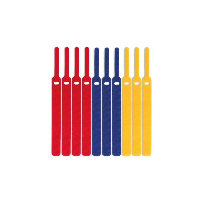 Label-the-Cable Basic LTC 1130 set of 10 mixed yellow blue red 
