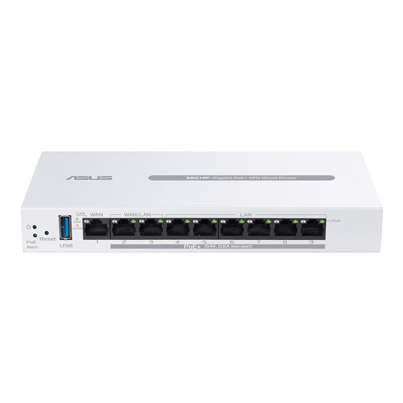 ASUS ExpertWiFi EBG19P bedrade router Gigabit Ethernet Wit