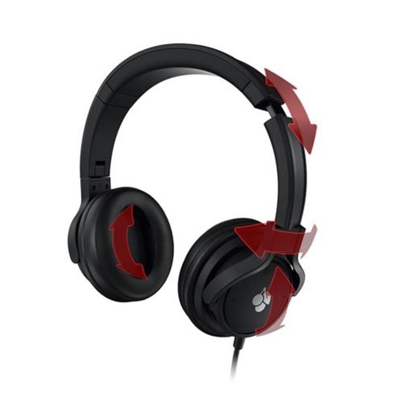 CHERRY JA-2200 Headset Bedraad Hoofdband Gamen Zwart