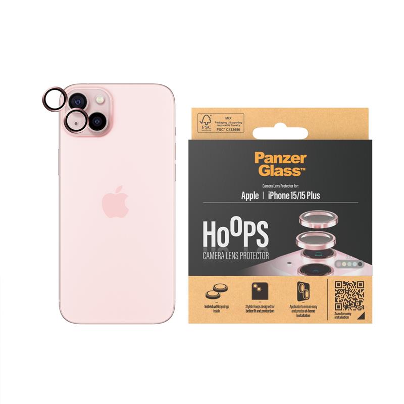PG iPhone 15 15 Plus Hoops Pink