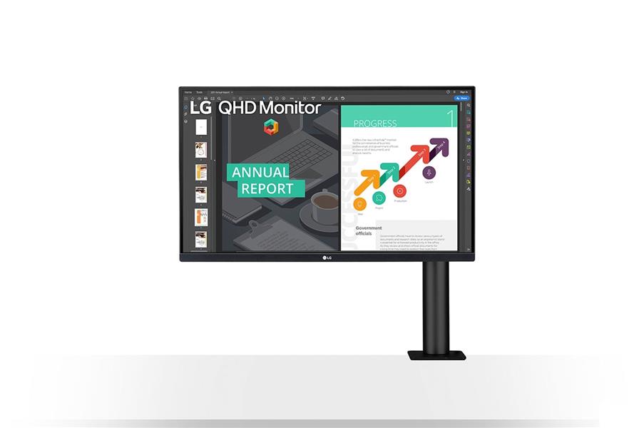 LG 27QN880P-B computer monitor 68,6 cm (27"") 2560 x 1440 Pixels Quad HD Zwart