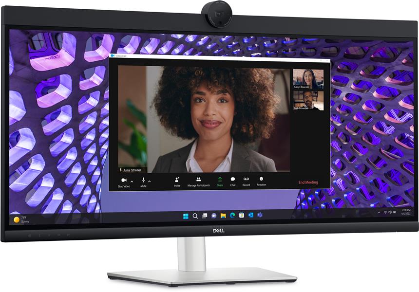 DELL P Series P3424WEB computer monitor 86,7 cm (34.1"") 3440 x 1440 Pixels 4K Ultra HD LCD Zwart