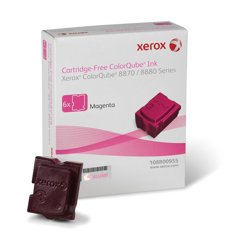 Xerox Colorqube 8870 Inkt, Magenta (6 Sticks 17300 Images)