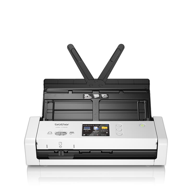 Brother ADS-1700W scanner 600 x 600 DPI ADF-scanner Zwart, Wit A4