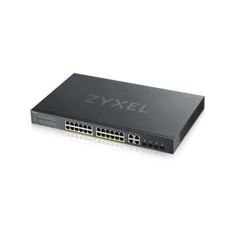 Zyxel GS1920-24HPV2 Managed Gigabit Ethernet (10/100/1000) Zwart Power over Ethernet (PoE)
