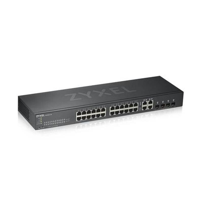 Zyxel GS1920-24V2 Managed Gigabit Ethernet (10/100/1000) Zwart