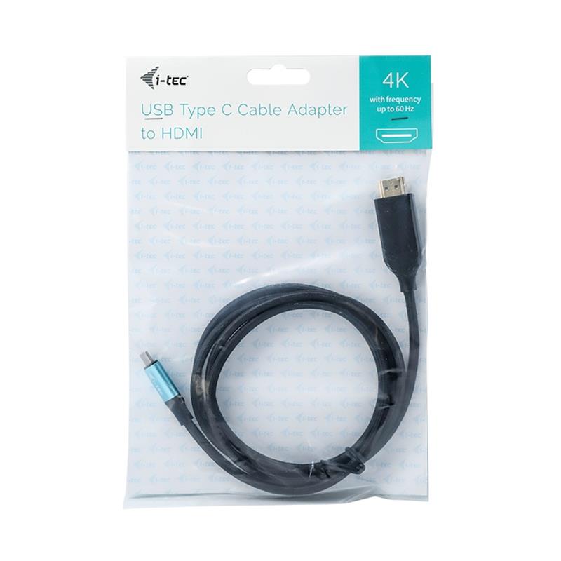 i-tec C31CBLHDMI60HZ video kabel adapter 1,5 m USB Type-C HDMI Zwart