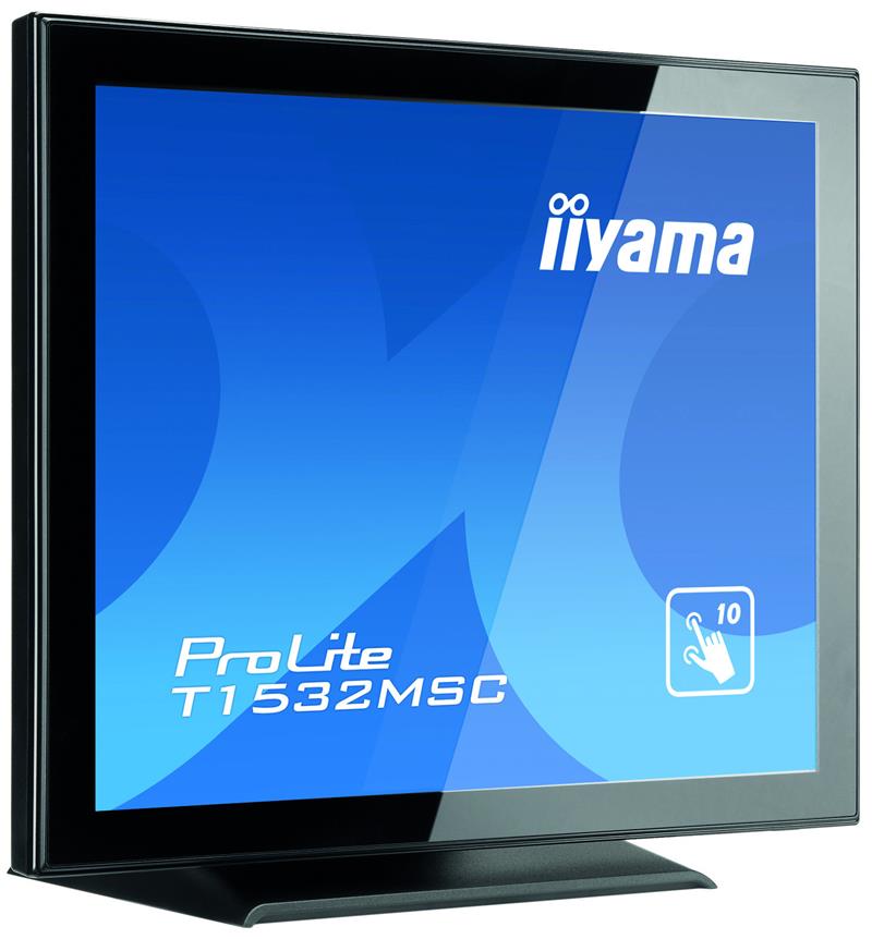 iiyama ProLite T1532MSC-B5AG touch screen-monitor 38,1 cm (15"") 1024 x 768 Pixels Zwart
