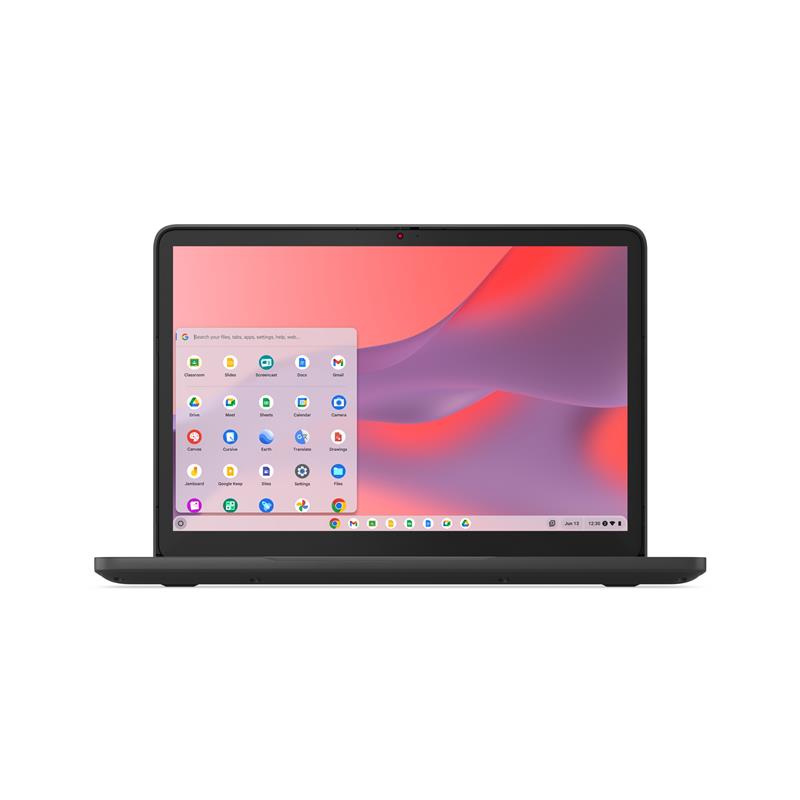 Lenovo 500e Yoga Chromebook Intel® N N100 31 cm (12.2"") Touchscreen WUXGA 8 GB LPDDR5-SDRAM 64 GB eMMC Wi-Fi 6E (802.11ax) ChromeOS Grijs