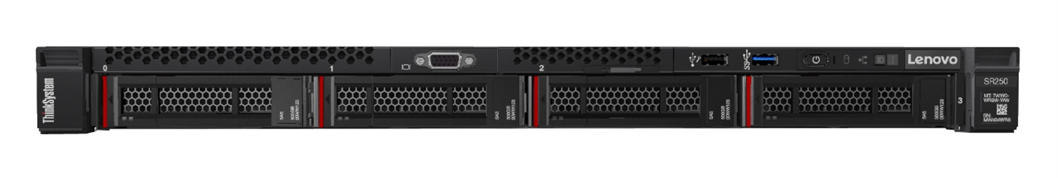 Lenovo ThinkSystem SR250 server 3,3 GHz Intel® Xeon® Rack (1U) 300 W