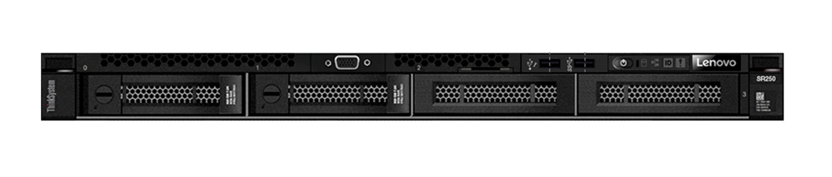 Lenovo ThinkSystem SR250 server 3,3 GHz Intel® Xeon® Rack (1U) 300 W