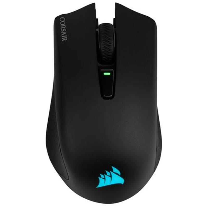 Corsair Harpoon RGB Wireless muis RF draadloos Bluetooth Optisch 10000 DPI Rechtshandig