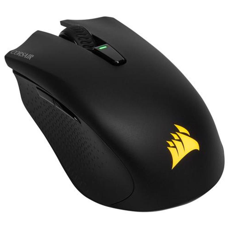 Corsair Harpoon RGB Wireless muis RF draadloos Bluetooth Optisch 10000 DPI Rechtshandig