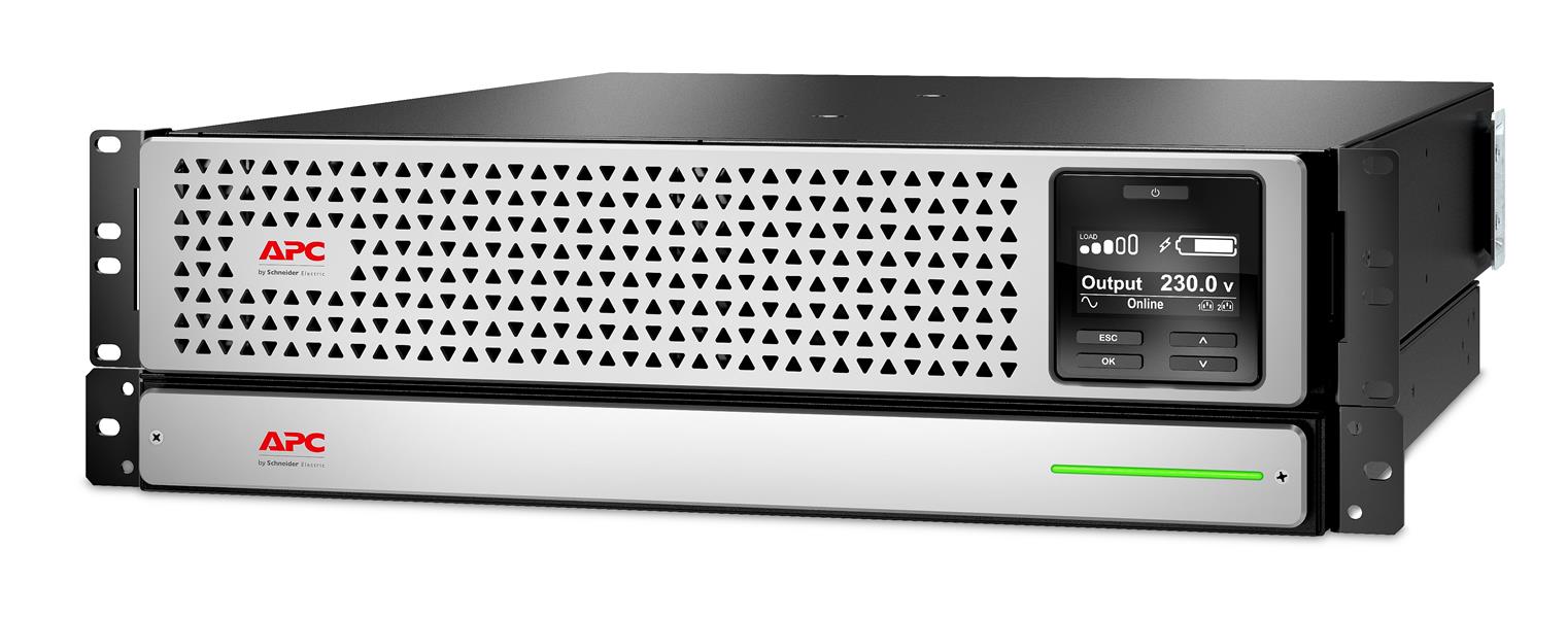 APC Smart-UPS On-Line SRT Li-Ion 2200VA noodstroomvoeding, 6x C13, 2x C19, USB, rack/tower convertible, NMC