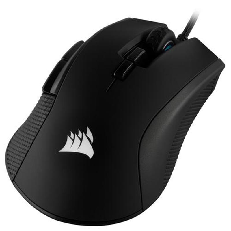 Corsair IRONCLAW RGB muis USB Type-A 18000 DPI Rechtshandig