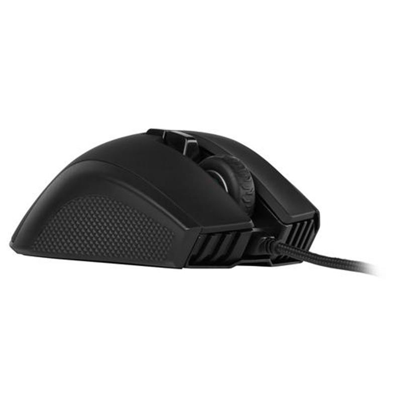 Corsair IRONCLAW RGB muis USB Type-A 18000 DPI Rechtshandig