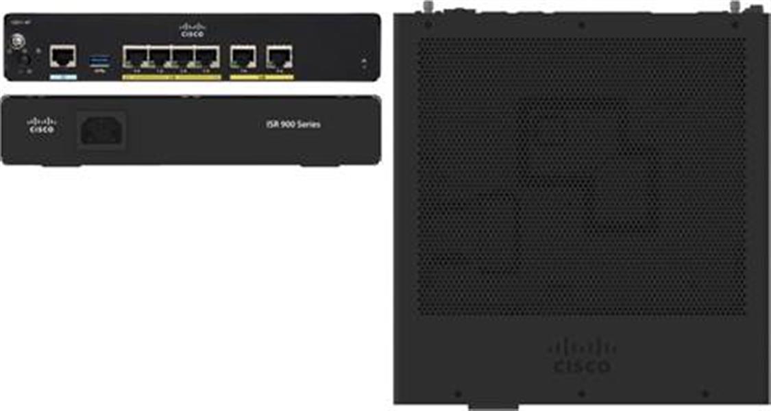 Cisco C921-4P netwerk-switch Managed Zwart