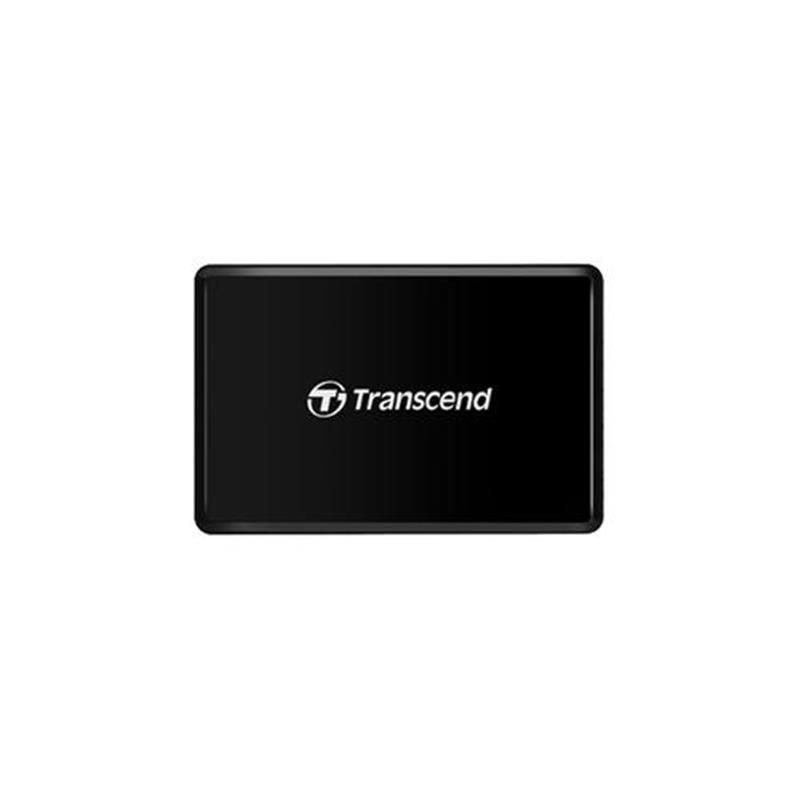 Transcend RDF8 geheugenkaartlezer Zwart Micro-USB