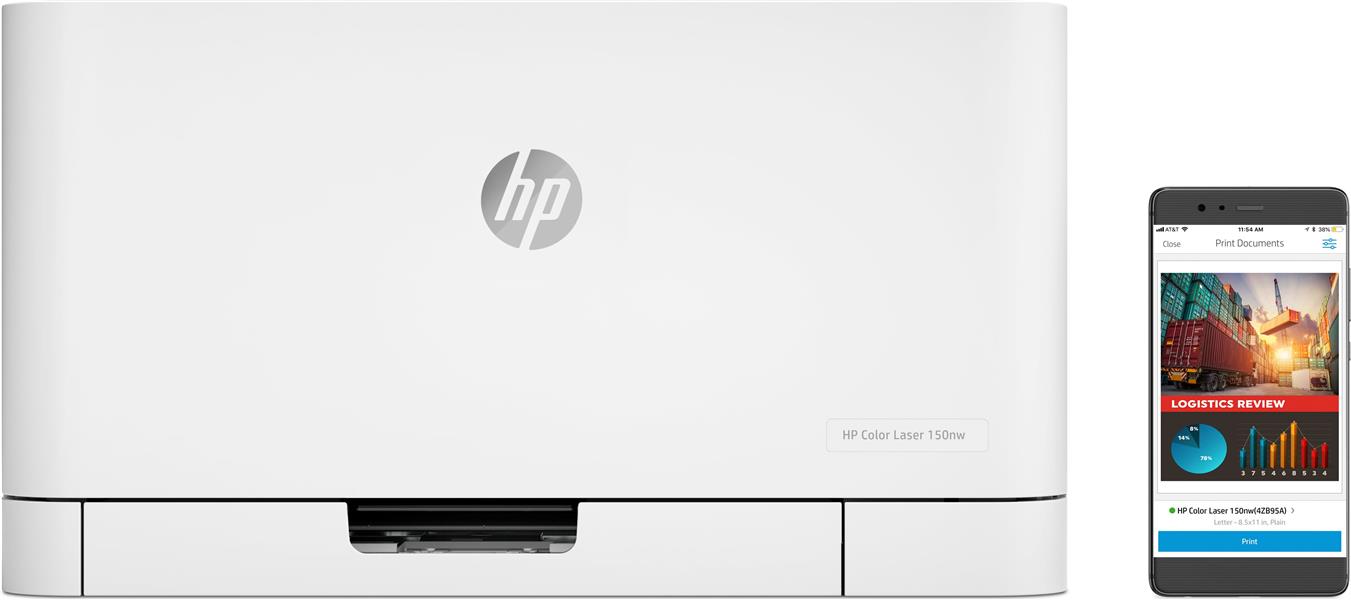 HP Color Laser 150nw Kleur 600 x 600 DPI A4 Wi-Fi