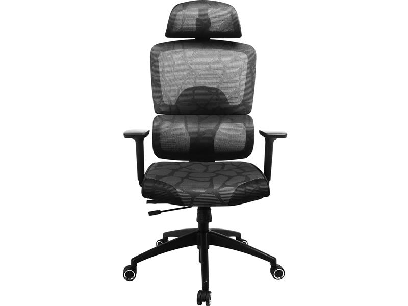 Sandberg ErgoFusion Gaming Chair Pro Universele gamestoel Gecapitonneerde zitting Zwart, Grijs