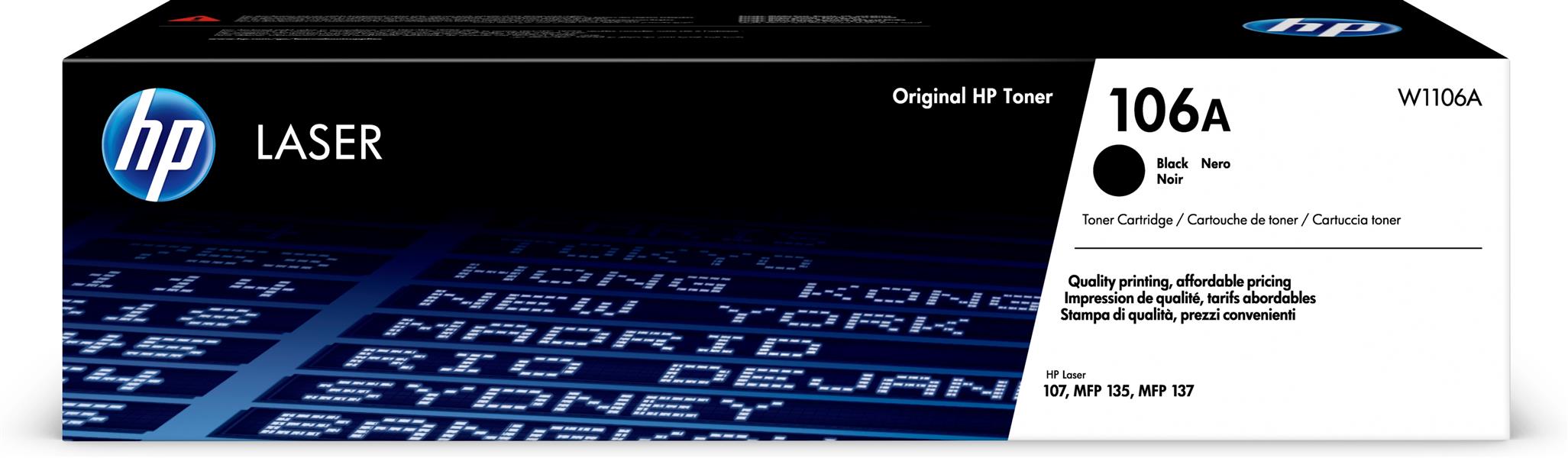 HP 106A Origineel Zwart Multipack 1 stuk(s)