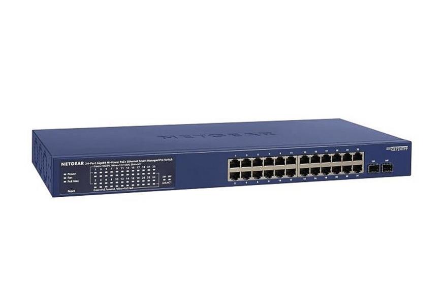 Netgear GS724TPP Managed L2/L3/L4 Gigabit Ethernet (10/100/1000) Blauw Power over Ethernet (PoE)