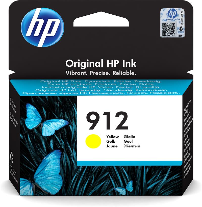 HP 912 Origineel Geel 1 stuk(s)
